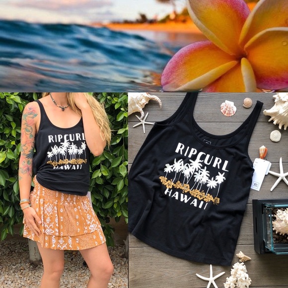 🌴🔆RIP CURL- HAWAIIAN PARADISE TANK TOP🔆🌴 - Picture 10 of 10